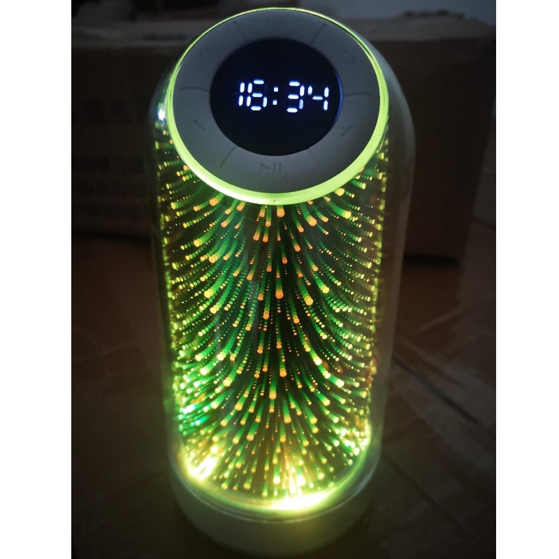 FB-BSK3 висок клас Bluetooth часовник радио високоговорител с 7 цвята смяна на LED осветление