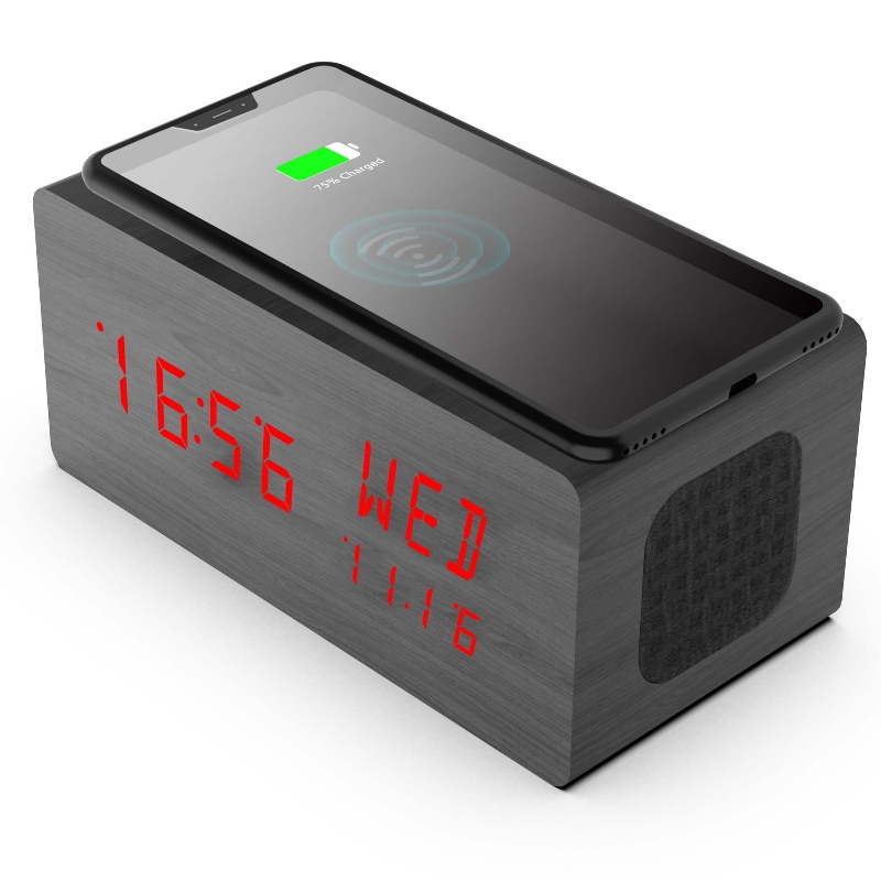 FB-CR8J780X Bluetooth часовник радио с Qi безжично зарядно устройство
